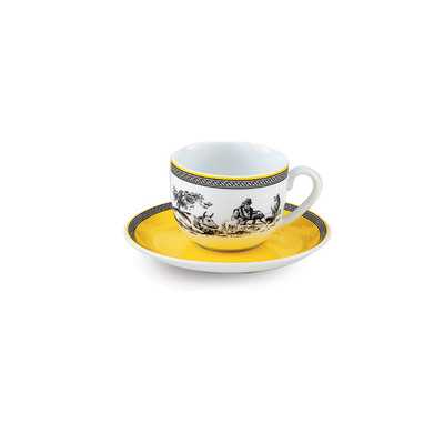 سرویس چینی زرین 12 پارچه چای خوری مدل ویلیج