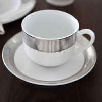 سرویس چینی زرین 12 پارچه چای خوری مدل پالادیوم